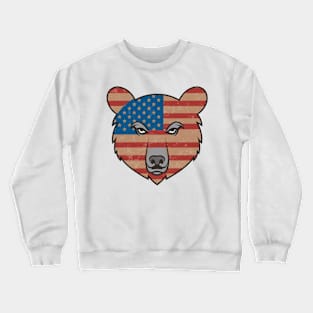 Vintage american grizzly bear Crewneck Sweatshirt